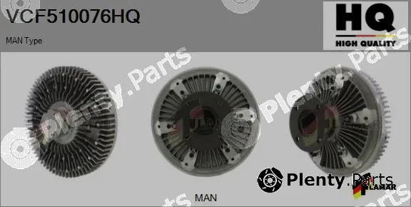 Flamar VCF510076HQ — Clutch, radiator fan