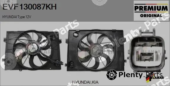 Flamar EVF130087KH — Electric Motor, radiator fan