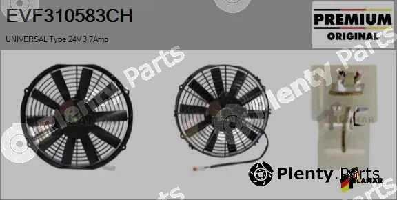Flamar EVF310583CH — Electric Motor, radiator fan