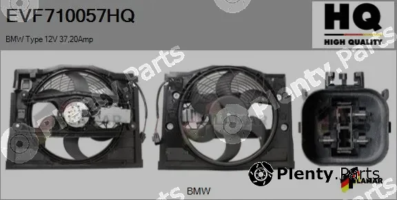 Flamar EVF710057HQ — Electric Motor, radiator fan