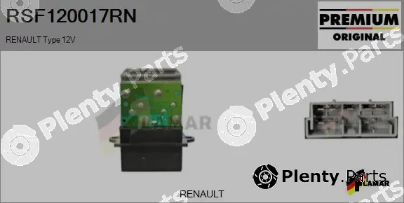 Flamar RSF120017RN — Resistor, interior blower