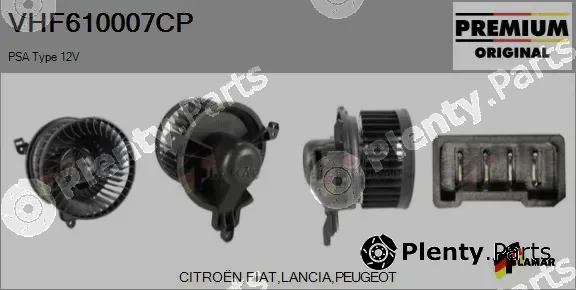 Flamar VHF610007CP — Interior Blower