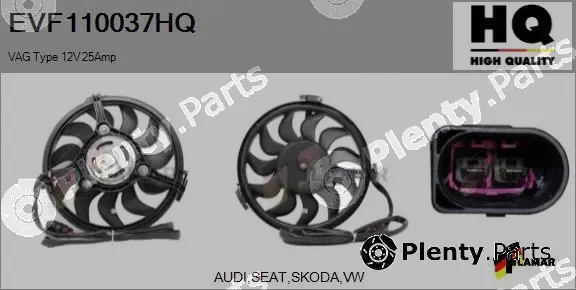 Flamar EVF110037HQ — Electric Motor, radiator fan
