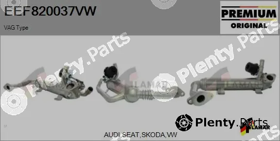 Flamar EEF820037VW — Cooler, exhaust gas recirculation