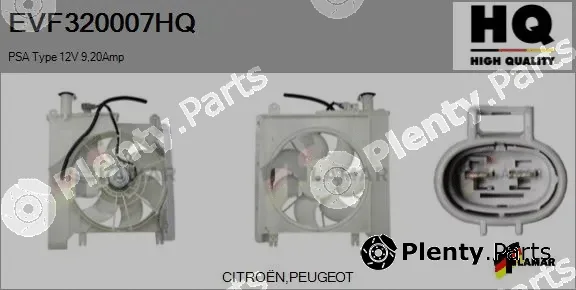 Flamar EVF320007HQ — Electric Motor, radiator fan