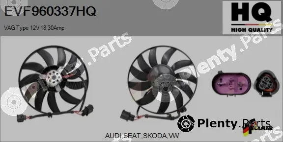Flamar EVF960337HQ — Fan, engine cooling