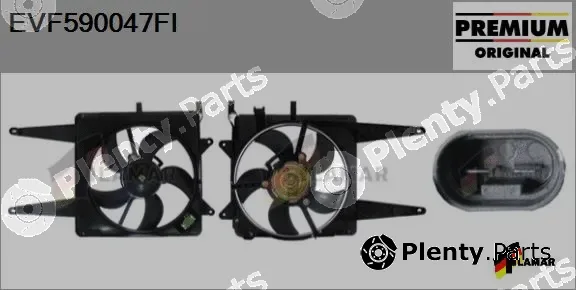 Flamar EVF590047FI — Electric Motor, radiator fan
