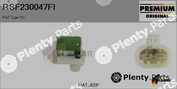 Flamar RSF230047FI — Series resistor, electric motor (radiator fan)