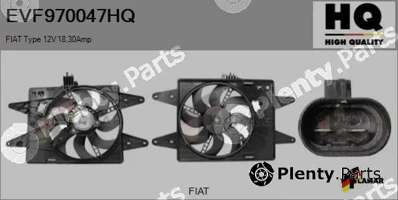 Flamar EVF970047HQ — Electric Motor, radiator fan