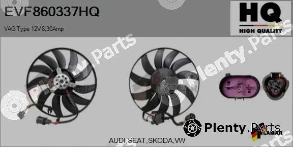 Flamar EVF860337HQ — Fan, engine cooling