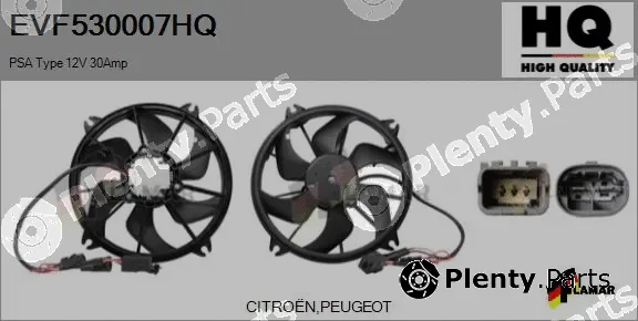 Flamar EVF530007HQ — Electric Motor, radiator fan