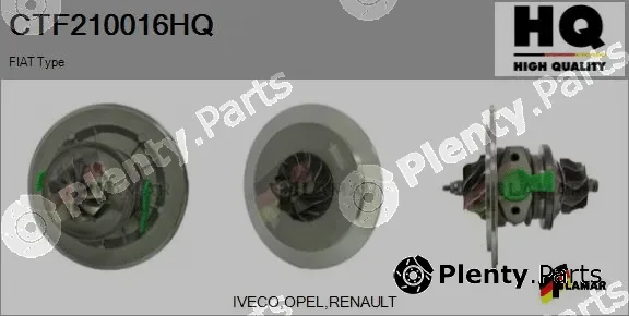 Flamar CTF210016HQ — Core assembly, turbocharger