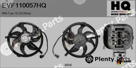 Flamar EVF110057HQ — Electric Motor, radiator fan