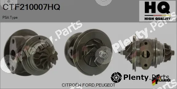 Flamar CTF210007HQ — Core assembly, turbocharger