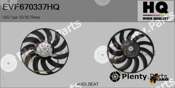 Flamar EVF670337HQ — Fan, engine cooling