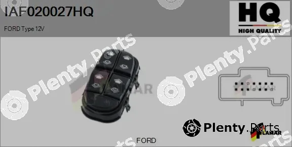 Flamar IAF020027HQ — Switch, window regulator