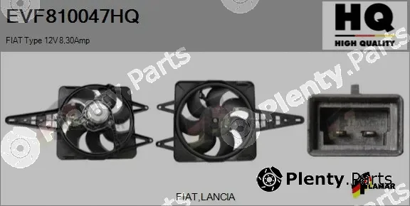Flamar EVF810047HQ — Electric Motor, radiator fan