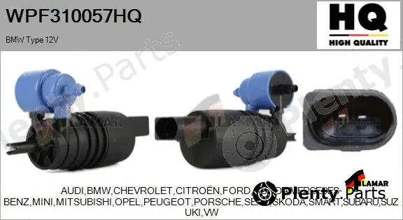 Flamar WPF310057HQ — Washer Fluid Pump, window cleaning