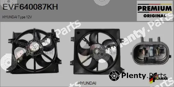 Flamar EVF640087KH — Electric Motor, radiator fan