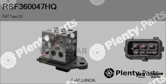 Flamar RSF360047HQ — Series resistor, electric motor (radiator fan)