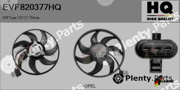 Flamar EVF820377HQ — Fan, engine cooling