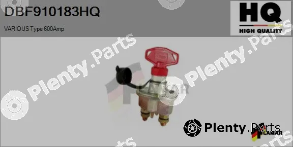 Flamar DBF910183HQ — Main Switch, battery