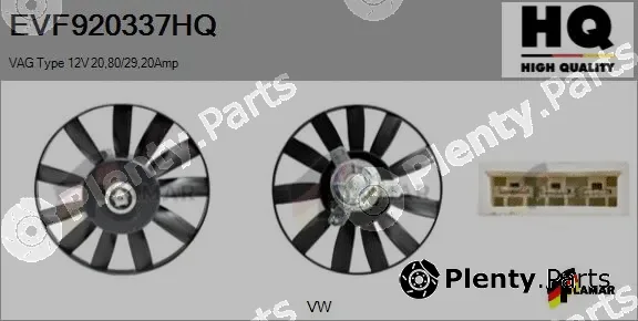 Flamar EVF920337HQ — Fan, engine cooling