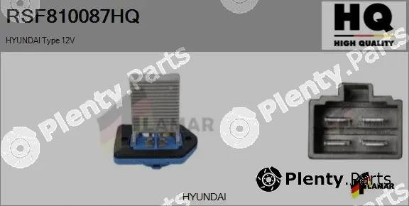 Flamar RSF810087HQ — Resistor, interior blower