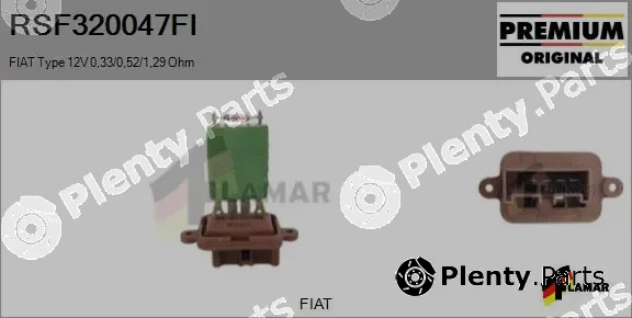 Flamar RSF320047FI — Resistor, interior blower