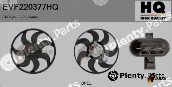 Flamar EVF220377HQ — Fan, engine cooling