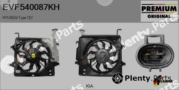 Flamar EVF540087KH — Electric Motor, radiator fan
