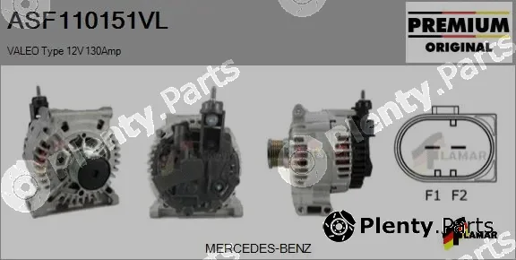 Flamar ASF110151VL — Alternator, starter