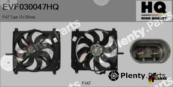 Flamar EVF030047HQ — Electric Motor, radiator fan