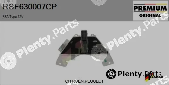 Flamar RSF630007CP — Resistor, interior blower