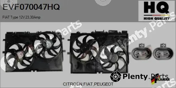 Flamar EVF070047HQ — Electric Motor, radiator fan