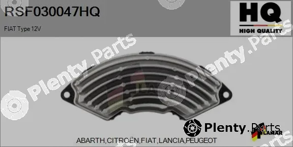 Flamar RSF030047HQ — Resistor, interior blower