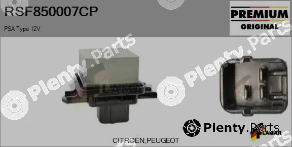 Flamar RSF850007CP — Resistor, interior blower
