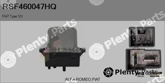 Flamar RSF460047HQ — Resistor, interior blower
