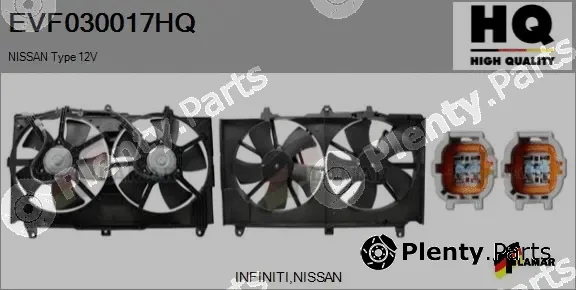 Flamar EVF030017HQ — Electric Motor, radiator fan