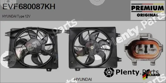 Flamar EVF680087KH — Electric Motor, radiator fan