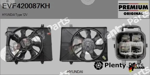 Flamar EVF420087KH — Electric Motor, radiator fan