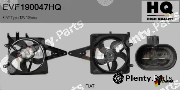 Flamar EVF190047HQ — Electric Motor, radiator fan