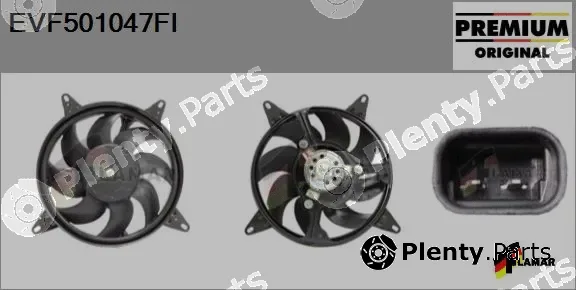 Flamar EVF501047FI — Electric Motor, radiator fan