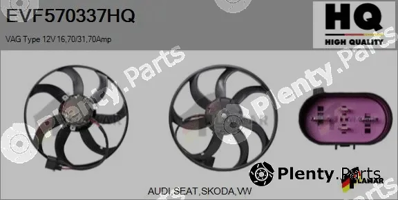 Flamar EVF570337HQ — Fan, engine cooling