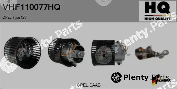Flamar VHF110077HQ — Interior Blower