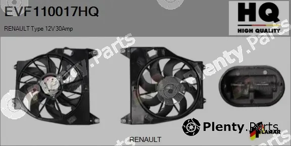 Flamar EVF110017HQ — Electric Motor, radiator fan