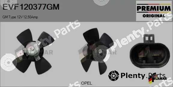 Flamar EVF120377GM — Fan, engine cooling