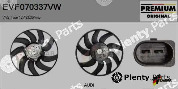 Flamar EVF070337VW — Fan, engine cooling