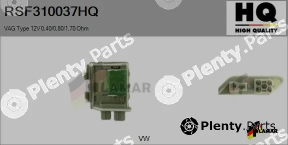 Flamar RSF310037HQ — Resistor, interior blower