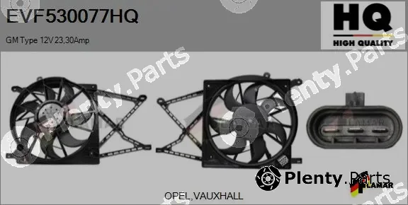 Flamar EVF530077HQ — Electric Motor, radiator fan